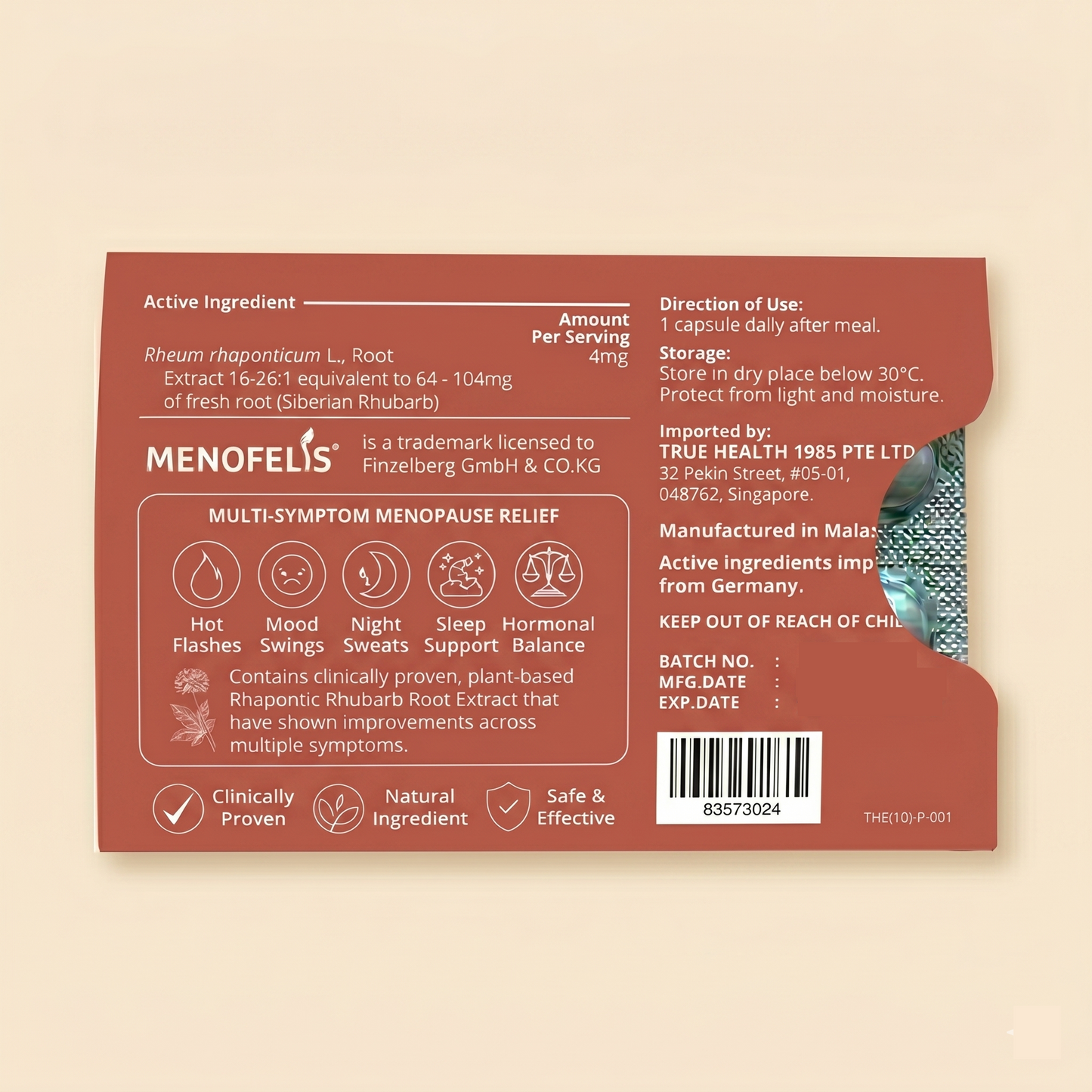 Menopause Relief: Travel Pack (10 capsules)